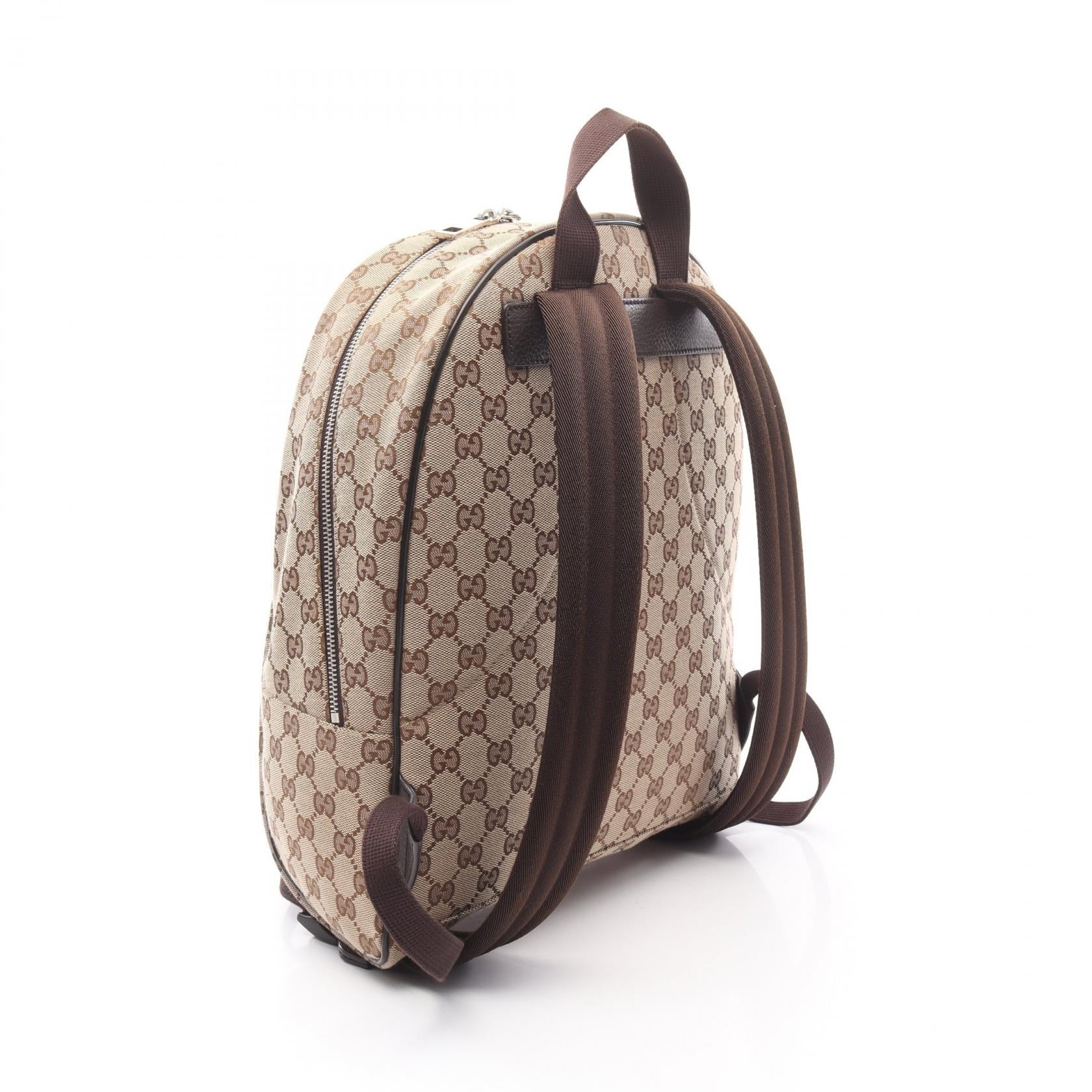 Gucci Backpack Canvas Leather Backpack