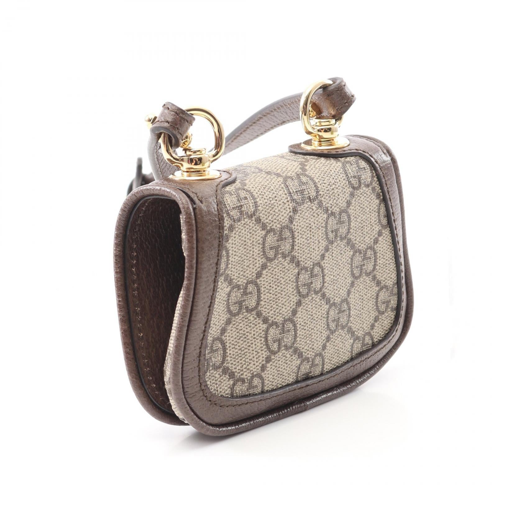 Gucci Blondie Supreme Coated Shoulder Bag Canvas