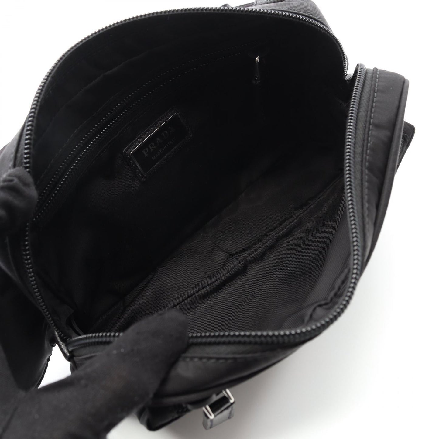 Prada Tessuto Waist Bag Nylon Travel Bag