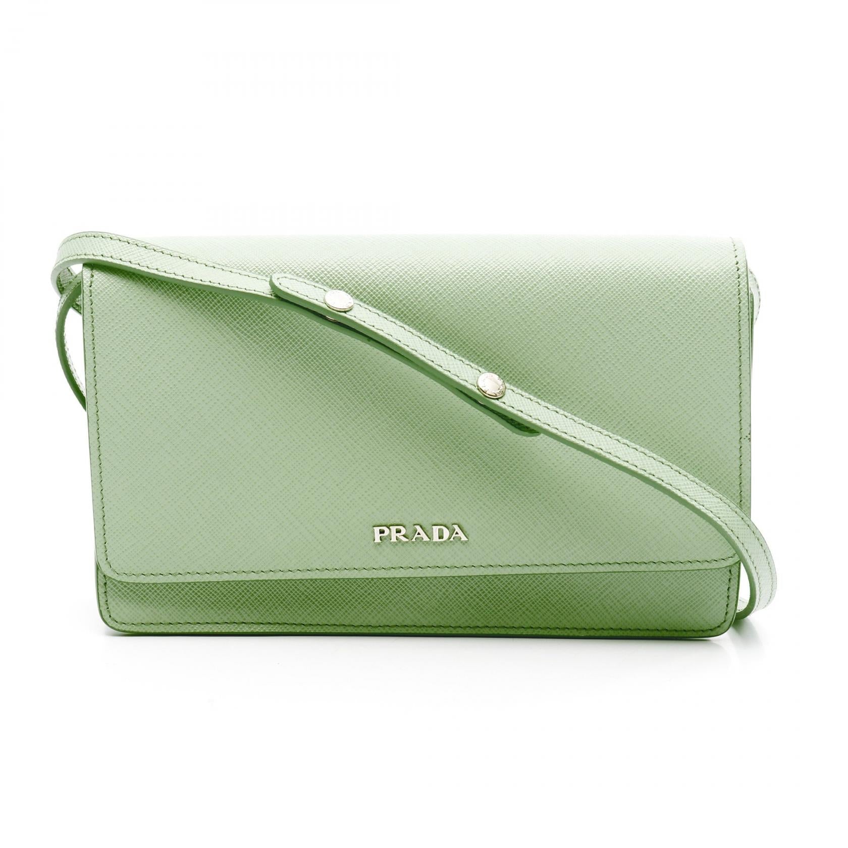 Prada Lux Shoulder Bag Leather Saffiano