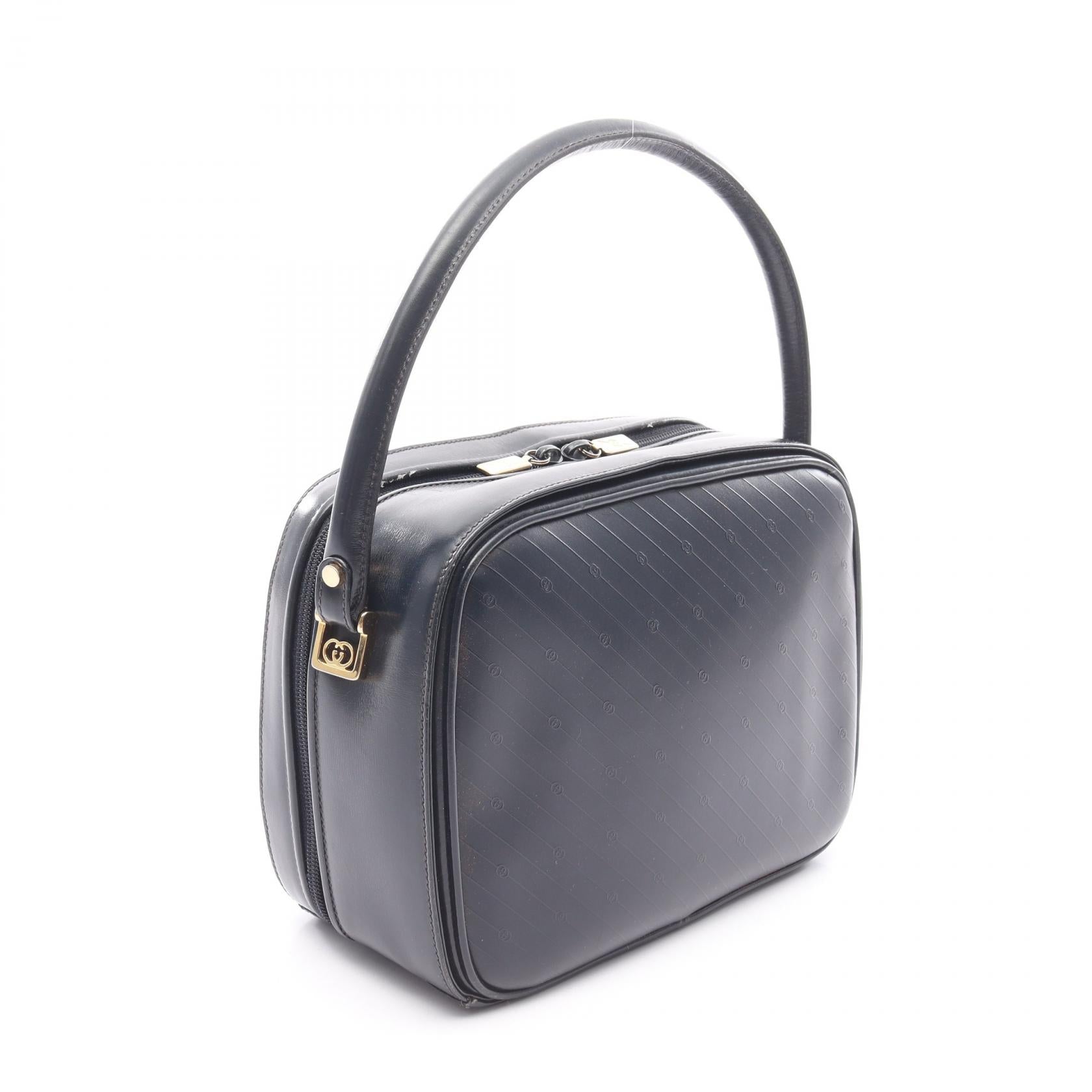 Gucci Old Interlocking Handbag Leather Travel Bag