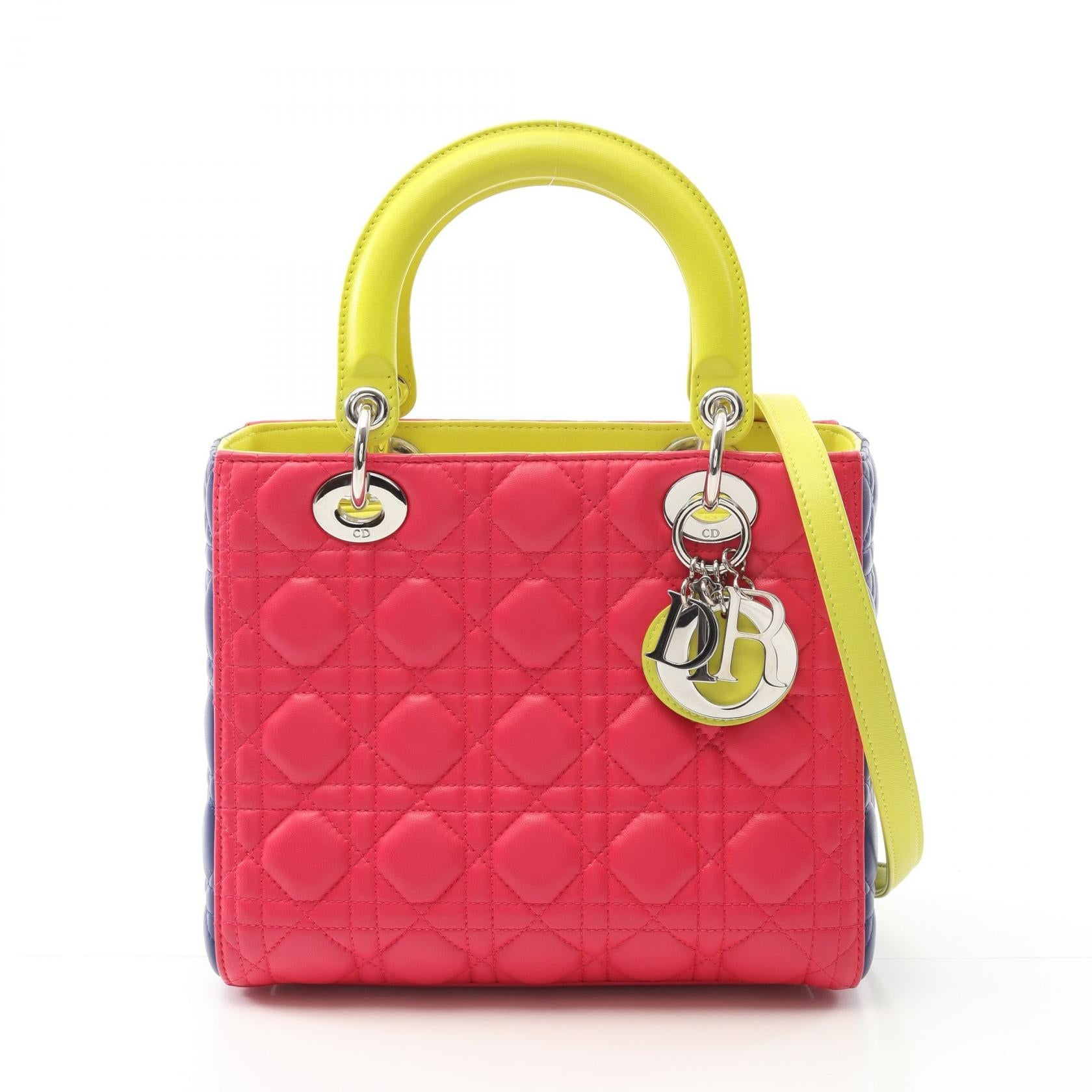 Dior Lady Cannage Handbag Leather Travel Bag Leather Handbag 12