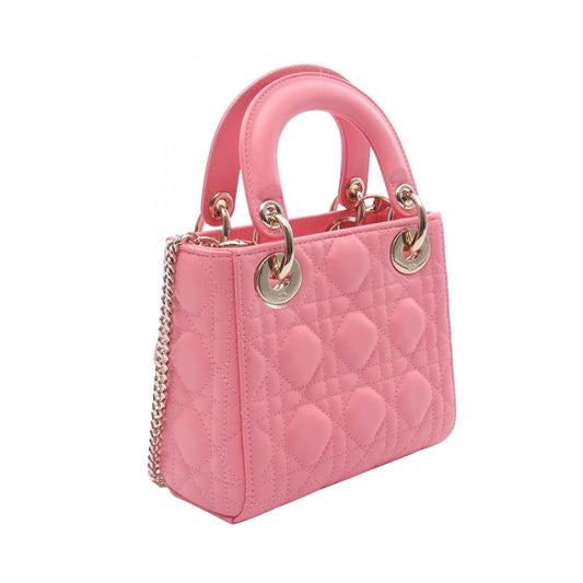 Dior Lady Handbag Leather Mini Travel Bag