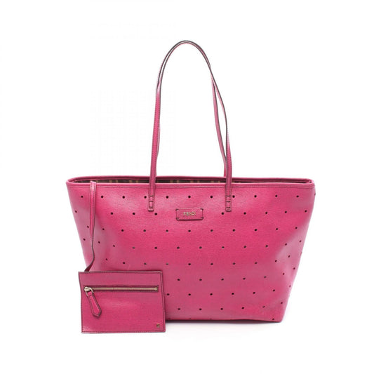 Fendi Pvc Coated Tote Bag Canvas