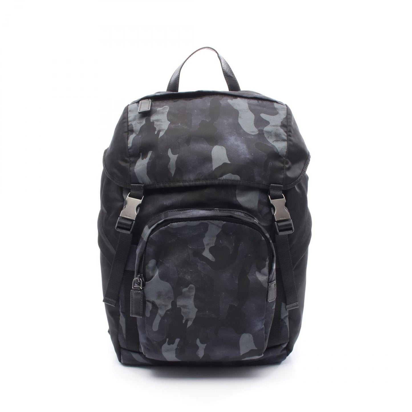 Prada 2Vz135 Backpack Leather Nylon Saffiano