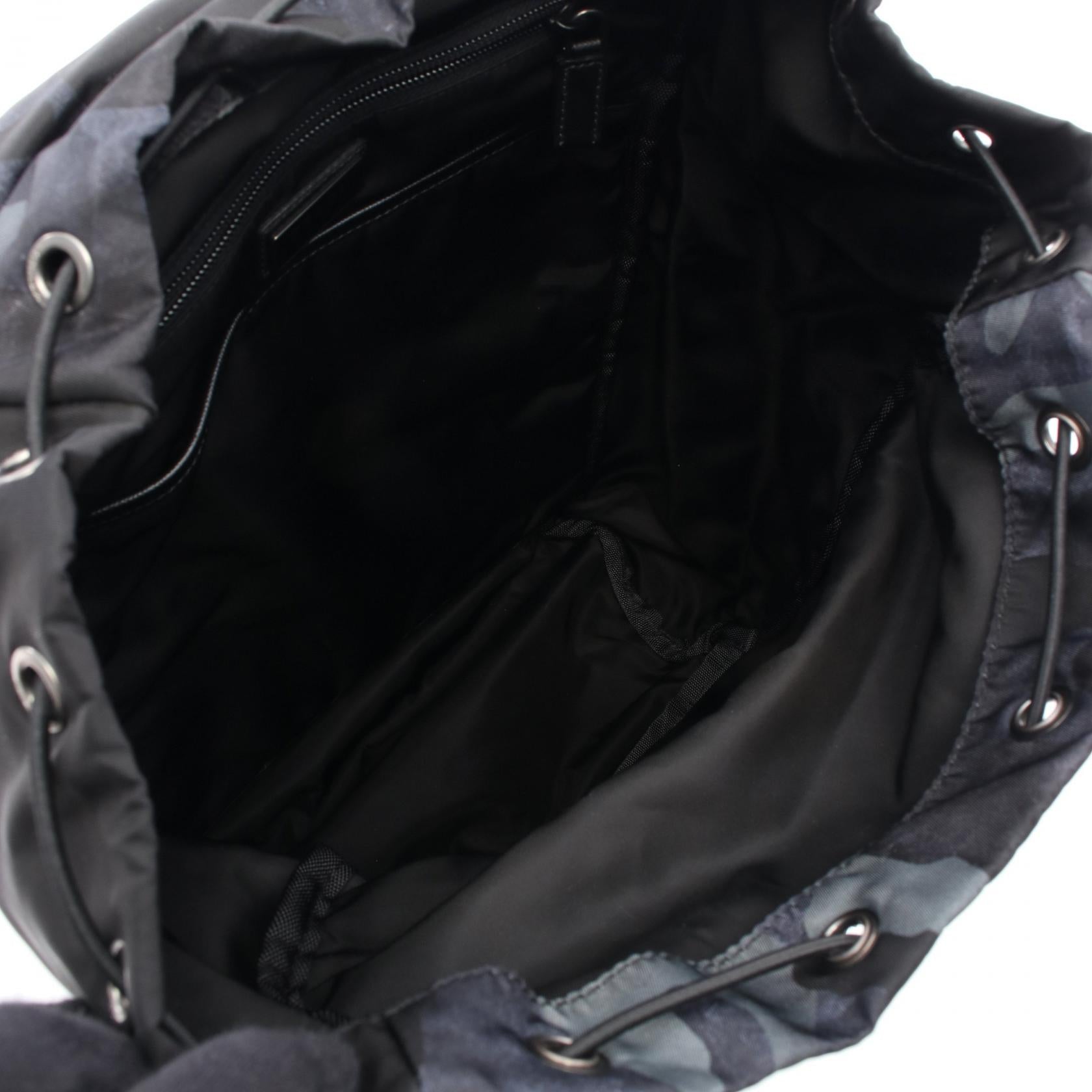 Prada 2Vz135 Backpack Leather Nylon Saffiano