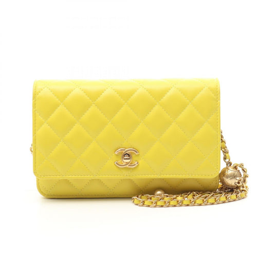 Matelasse Lambskin Shoulder Bag 132