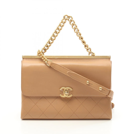 Matelasse Lambskin Shoulder Bag 135