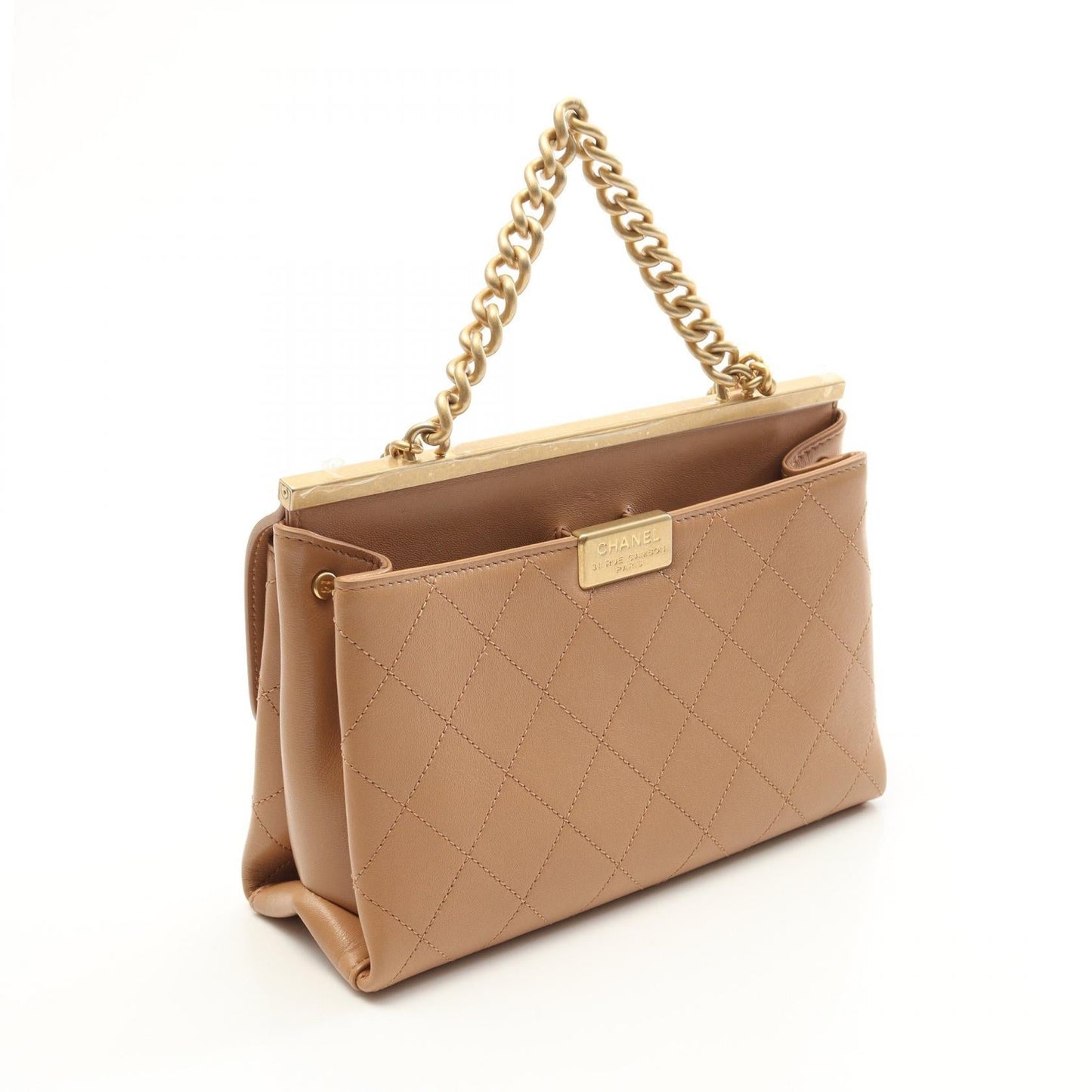 Matelasse Lambskin Shoulder Bag 135