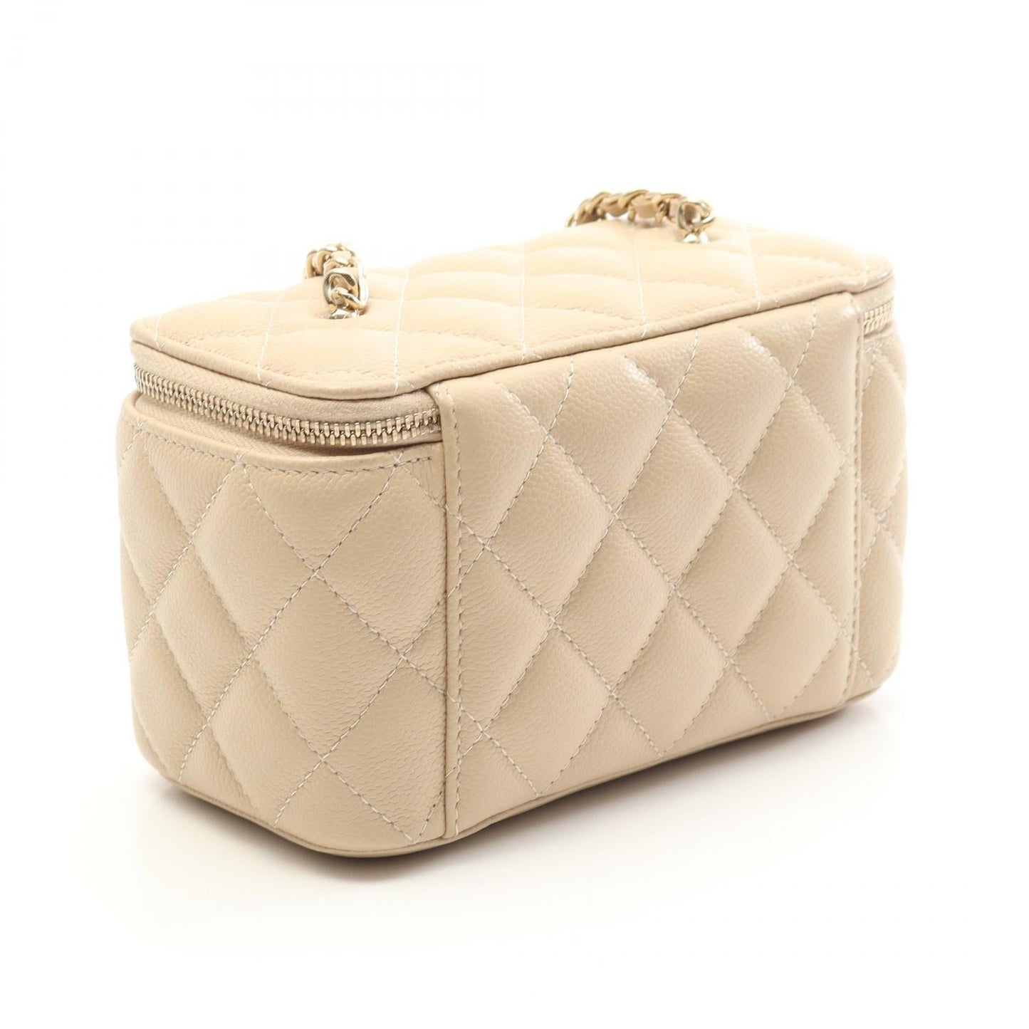 Matelasse Caviar Skin 2way Shoulder Bag Signature