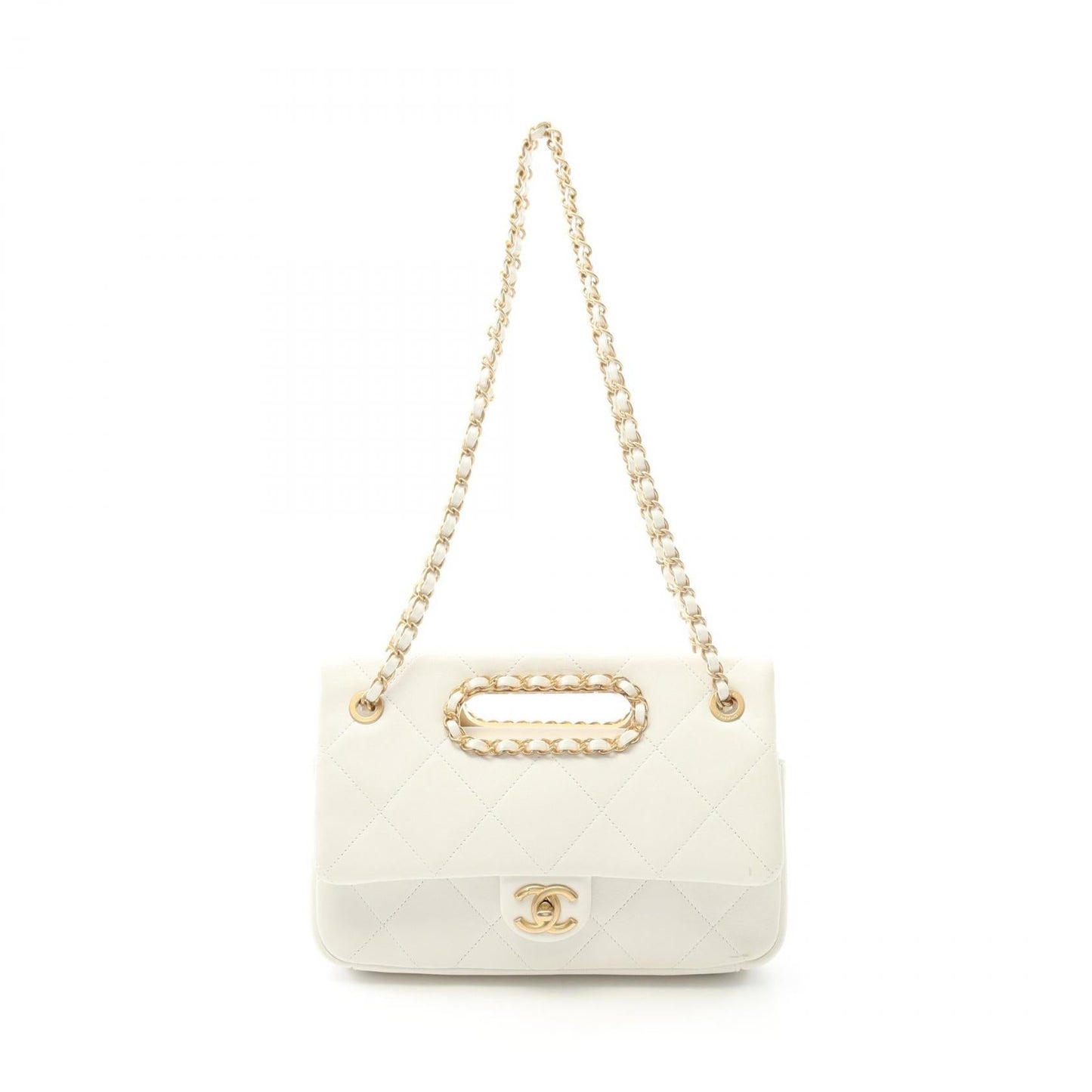 Matelasse Lambskin Shoulder Bag 161