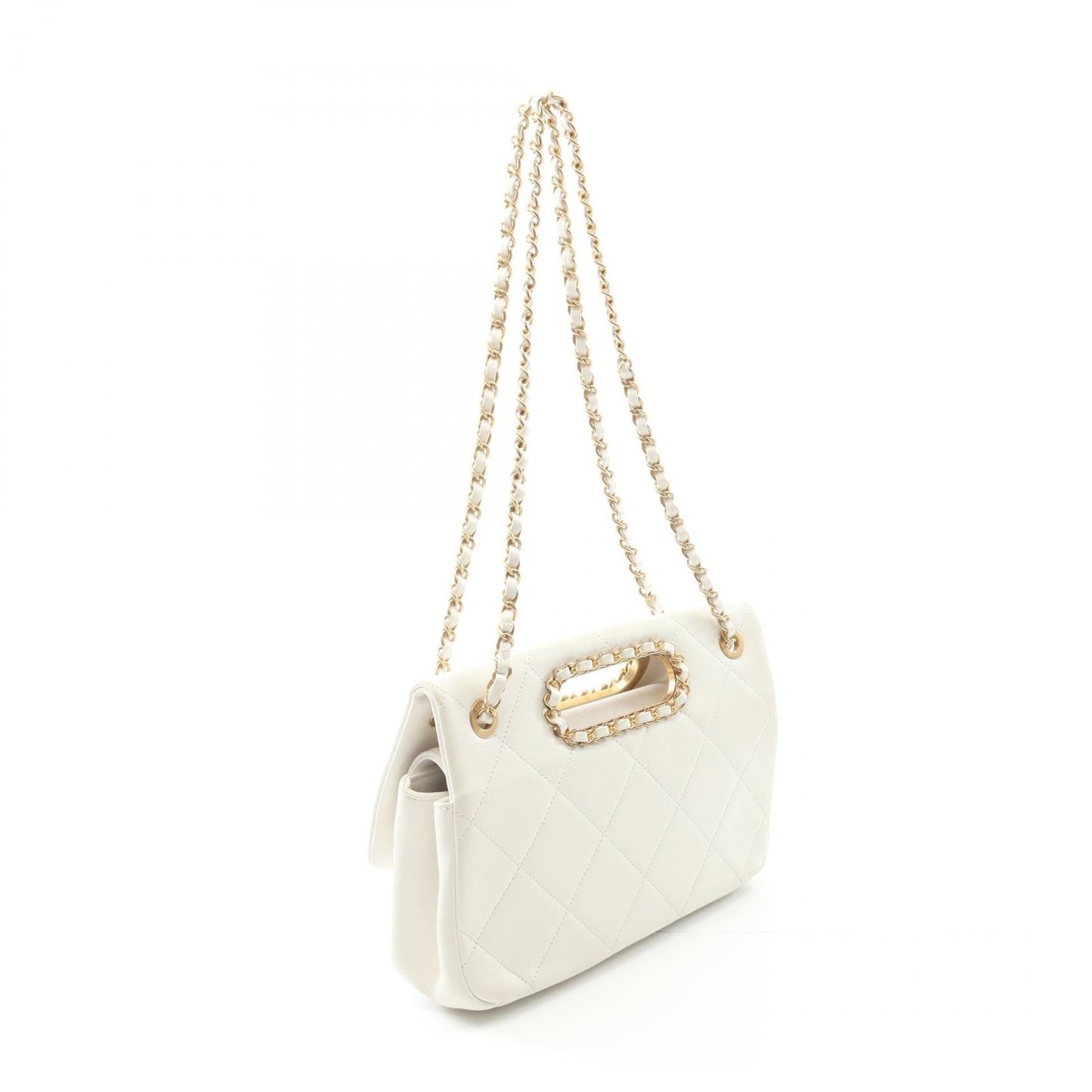 Matelasse Lambskin Shoulder Bag 161