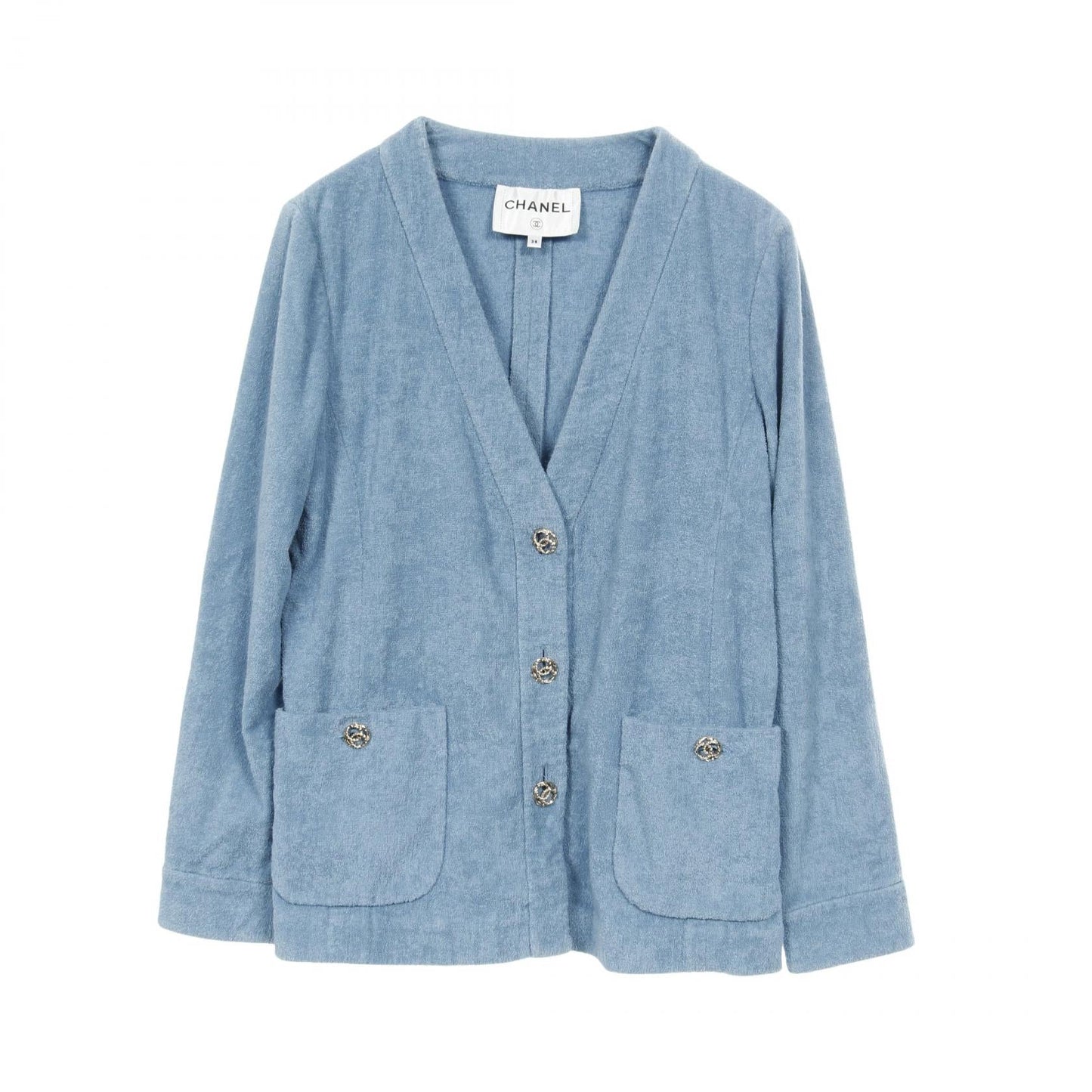 Coco Mark Button Cotton Cardigan Apparel Signature