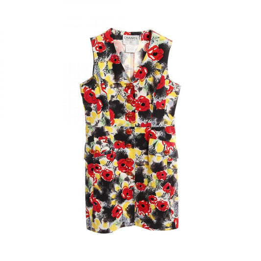 Chanel Cotton Dress Apparel Signature