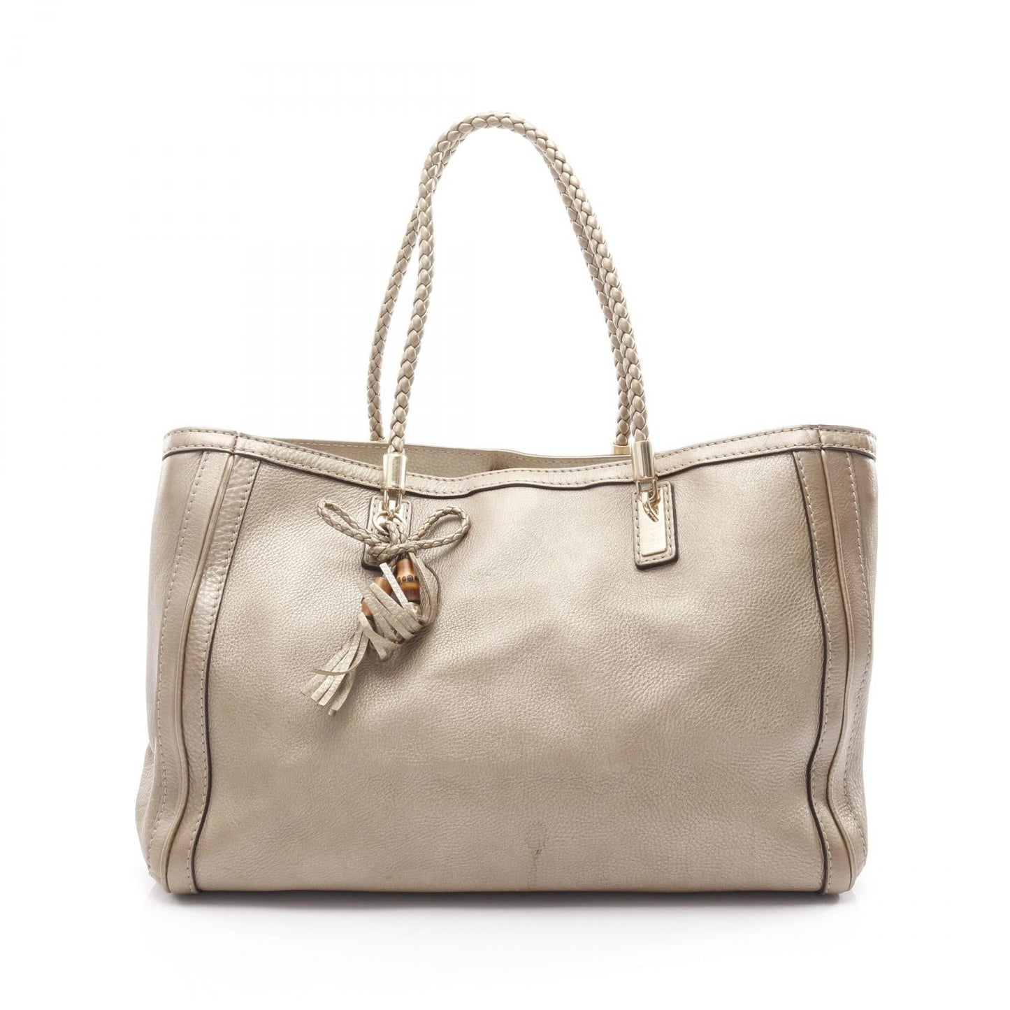Gucci Bella Bamboo Tote Bag Leather