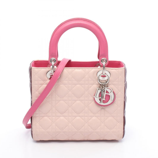 Dior Lady Handbag Leather Travel Bag
