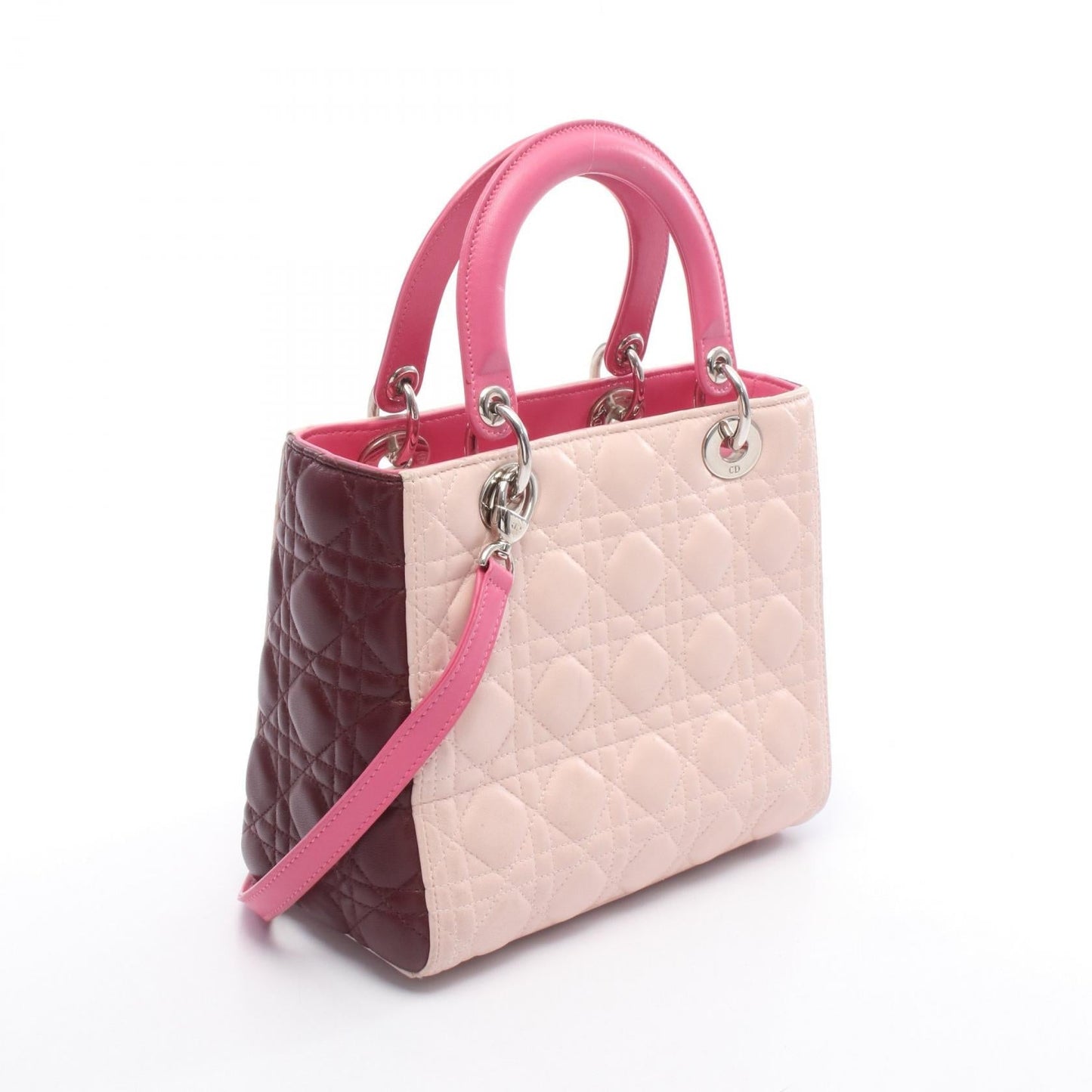 Dior Lady Handbag Leather Travel Bag