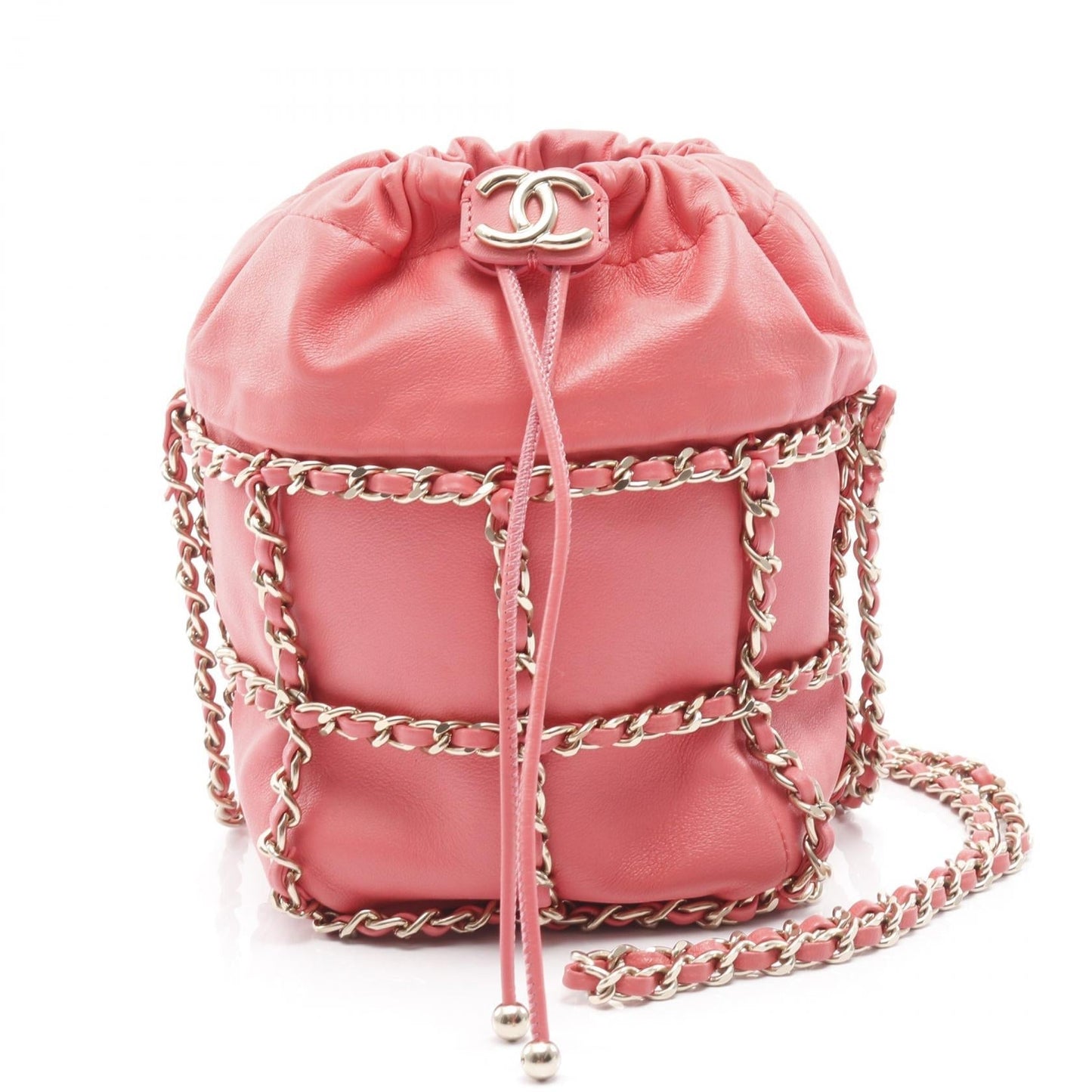 Coco Mark Lambskin Shoulder Bag Modern