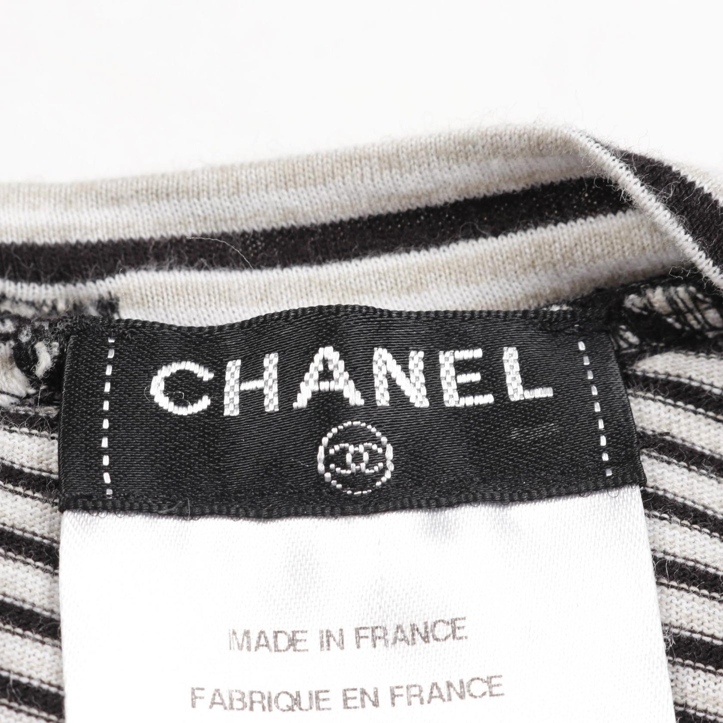 Chanel Coco Mark Button Cotton Top Bag