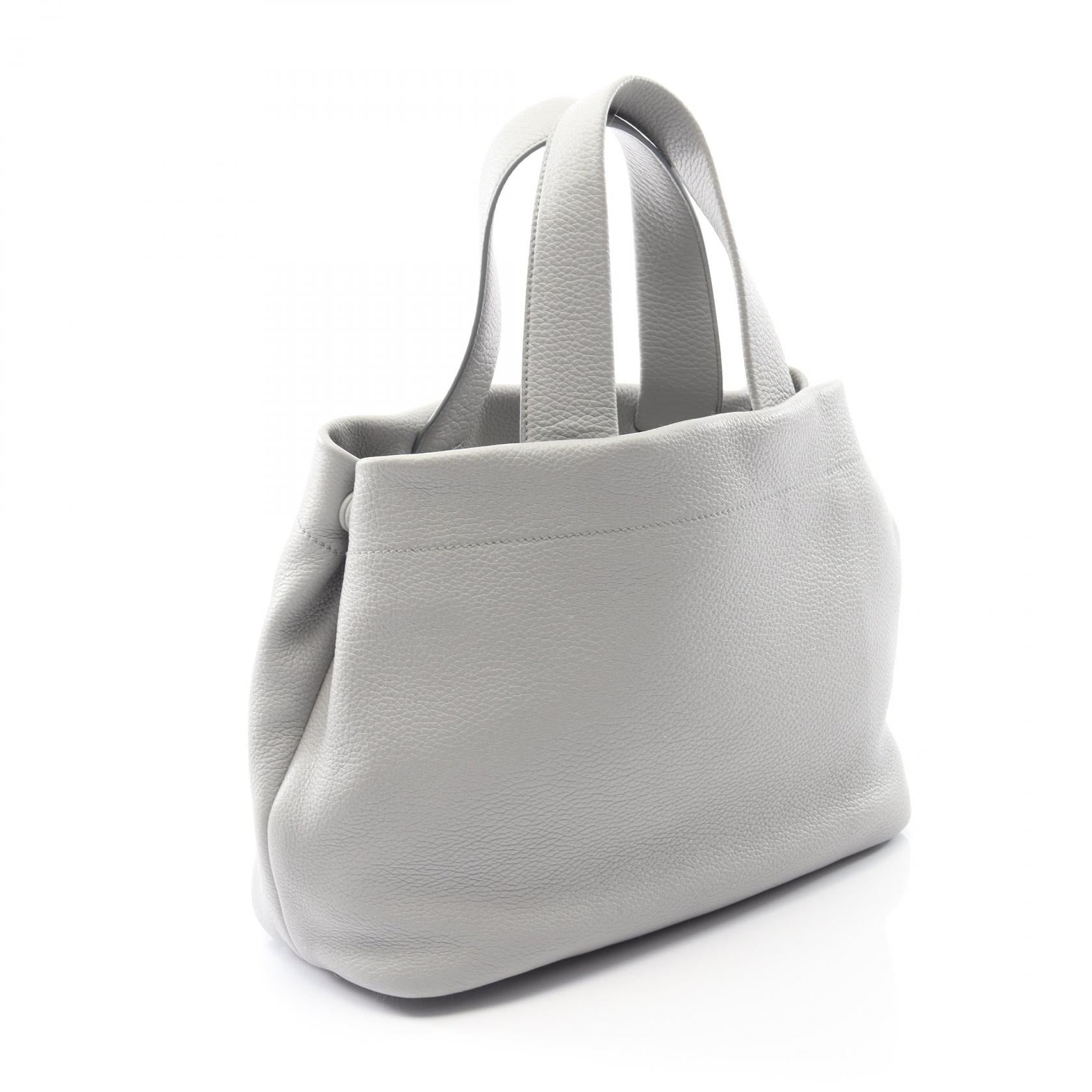Prada Vit Daino Tote Bag Leather