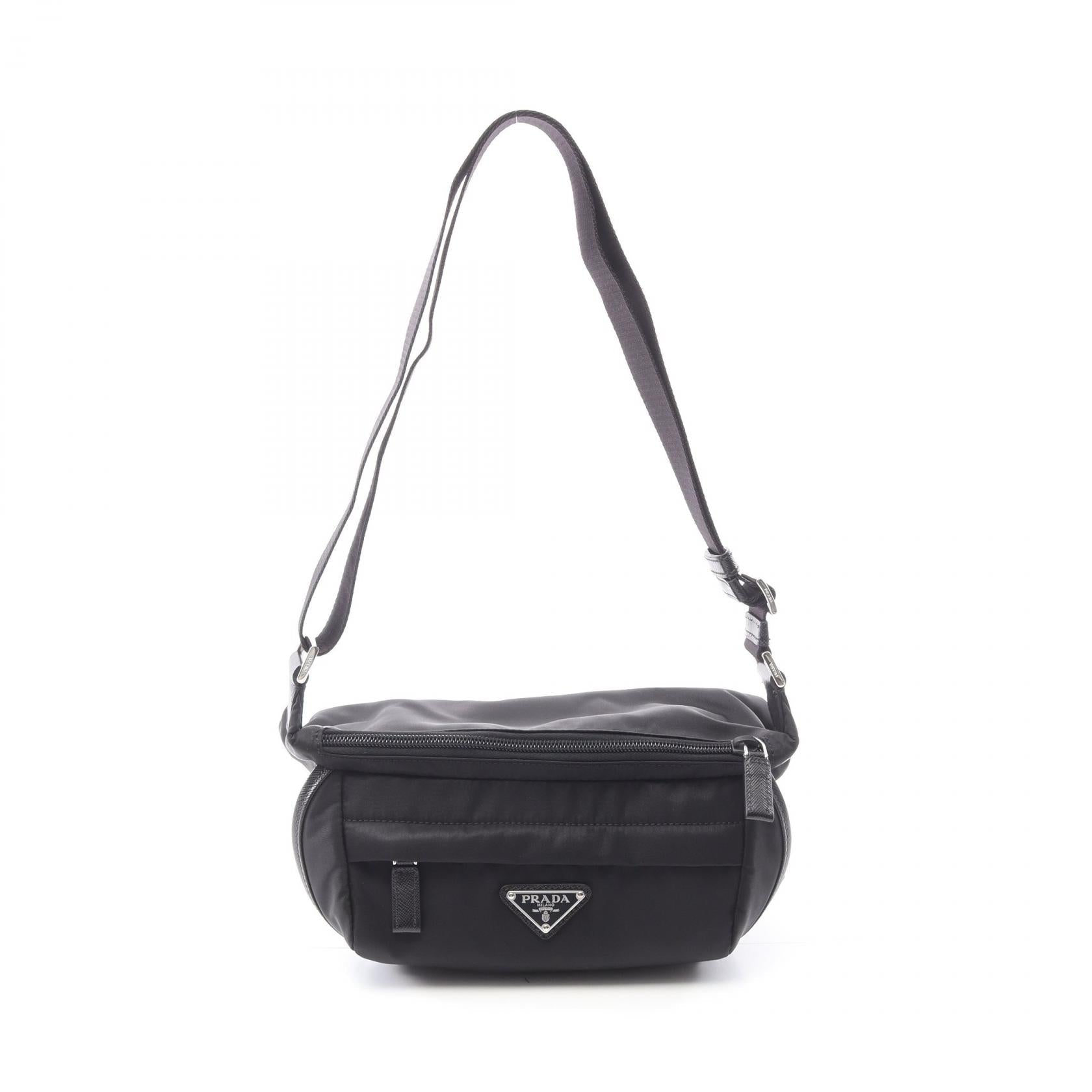 Prada Re Waist Bag Leather Nylon Saffiano Travel Bag
