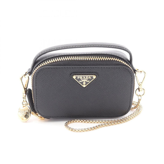 Prada Triangle Shoulder Bag Shoulder Bag Leather Saffiano Mini