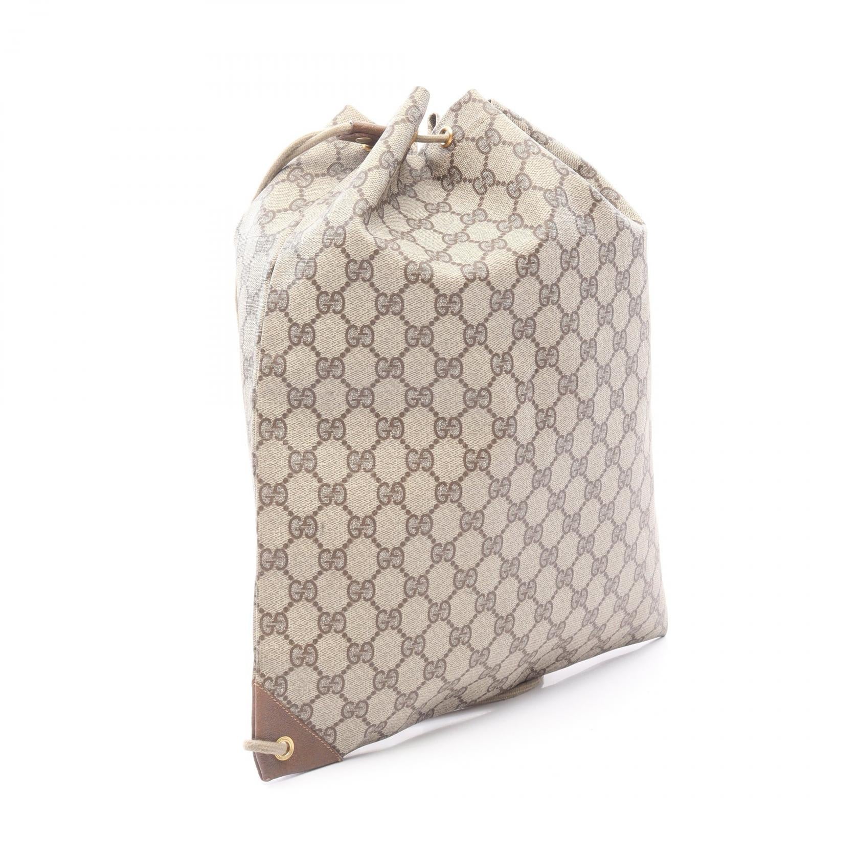 Gucci Plus Coated Shoulder Bag Canvas