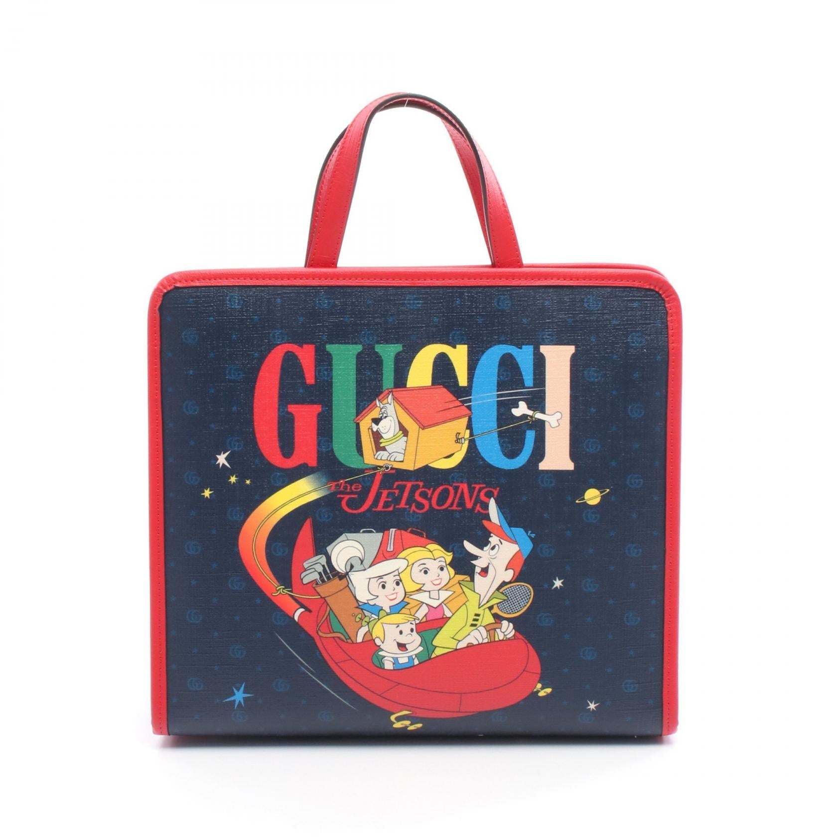 Gucci The Jetsons Pvc Coated Tote Bag Canvas