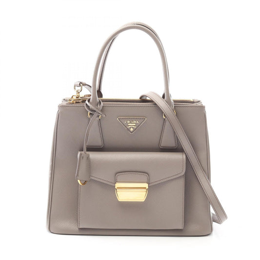 Prada Lux Handbag Leather Saffiano Travel Bag Saffiano Leather Handbag