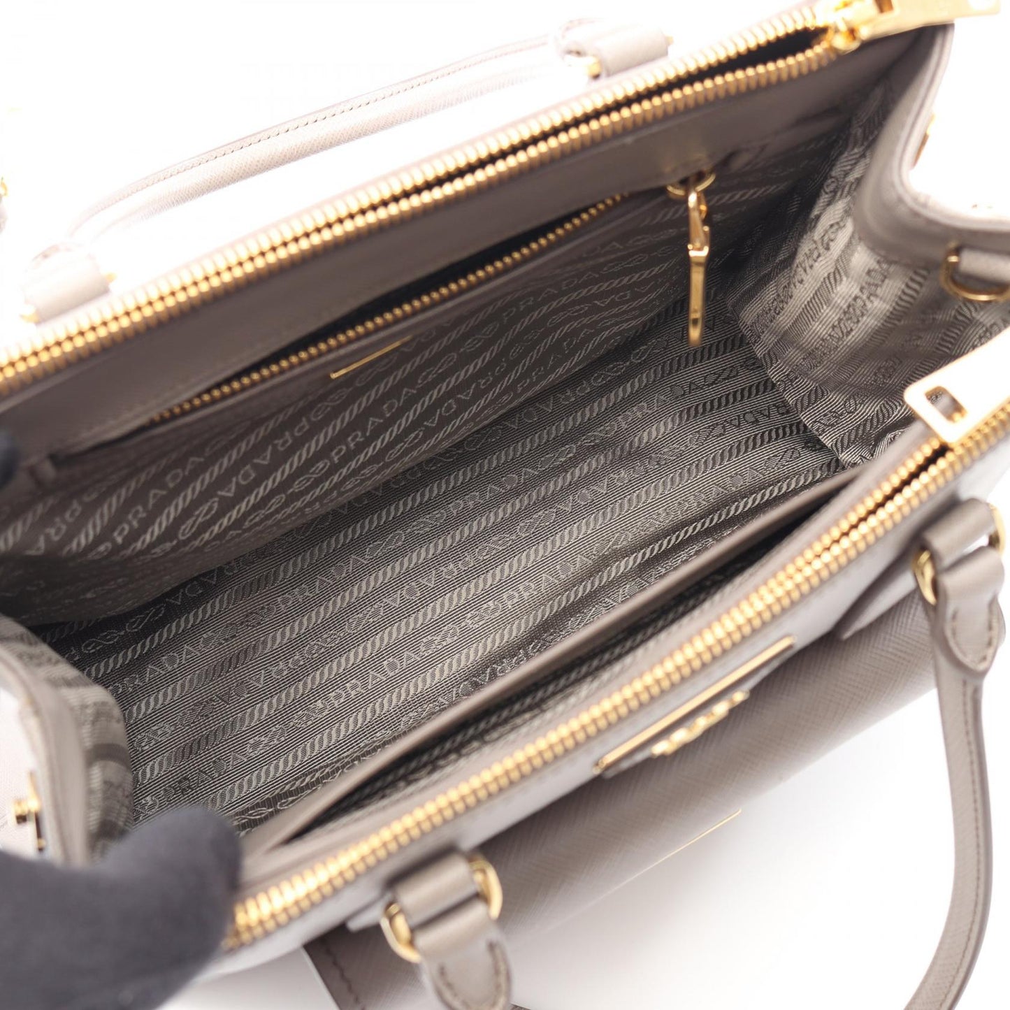 Prada Lux Handbag Leather Saffiano Travel Bag Saffiano Leather Handbag