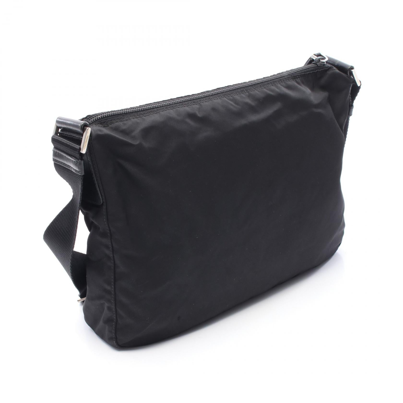 Prada Shoulder Bag Leather Nylon Shoulder Bag 8