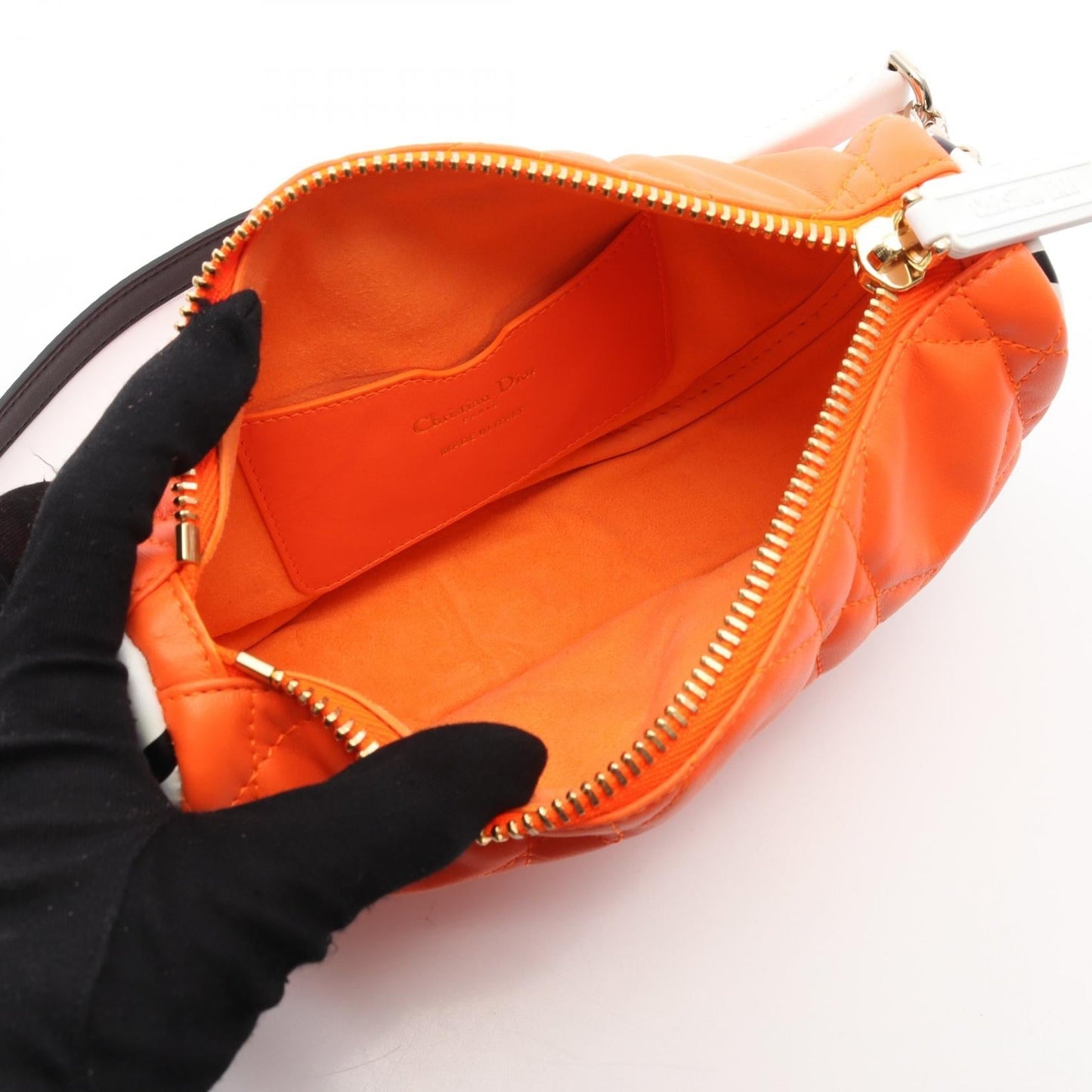 Dior Vibe 2Way Shoulder Bag Leather Small