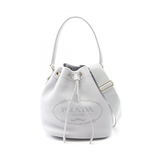 Prada 2Way Bag Leather Travel Bag Leather 2Way Handbag