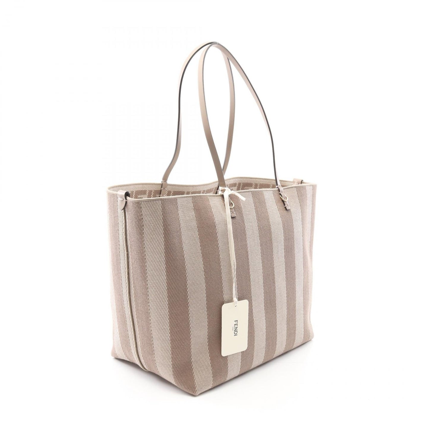Fendi Roll Tote Bag Leather Canvas Large Tote Bag 1