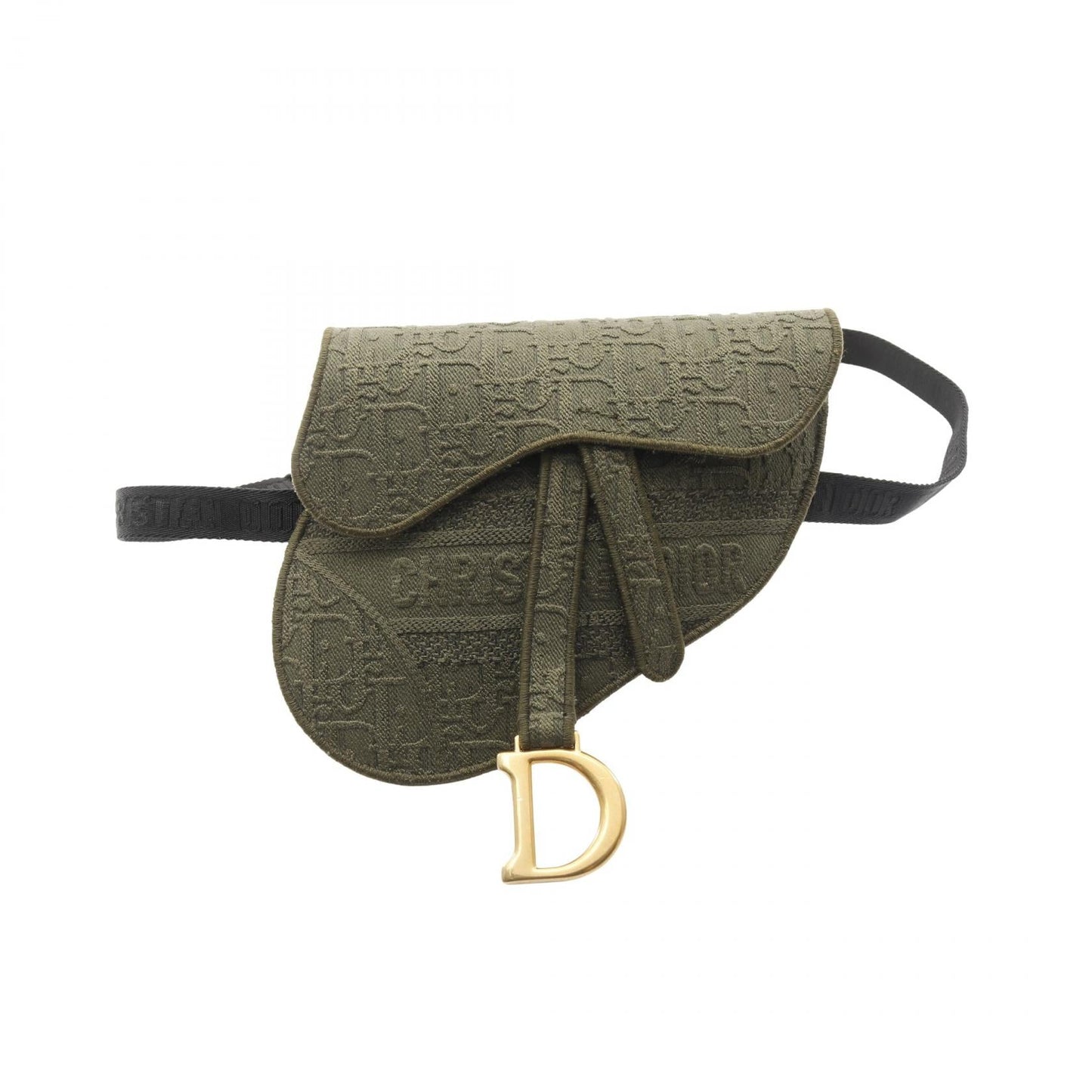 Dior Saddle Oblique Waist Bag Canvas Travel Bag