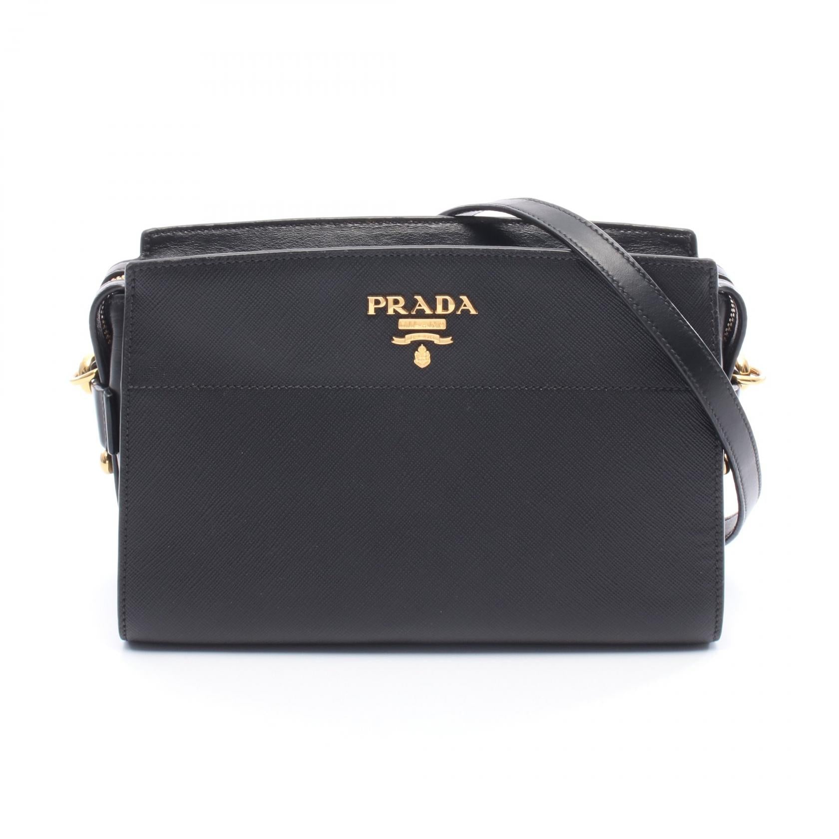 Prada Soft Shoulder Bag Leather Saffiano