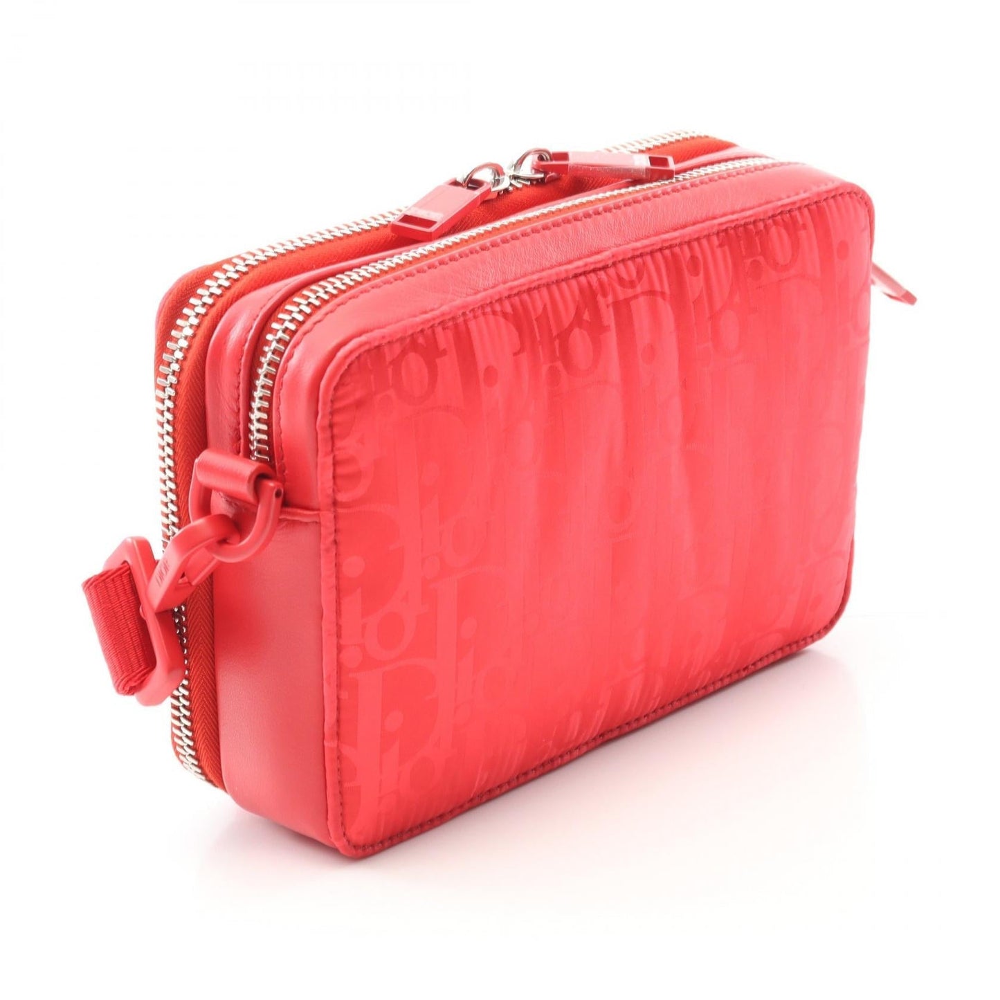 Dior Christian Erl Mirage Shoulder Bag Leather Nylon