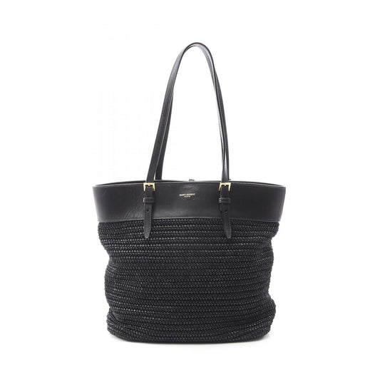YSL Saint Laurent Paris East West Tote Bag Straw Tote Bag Leather