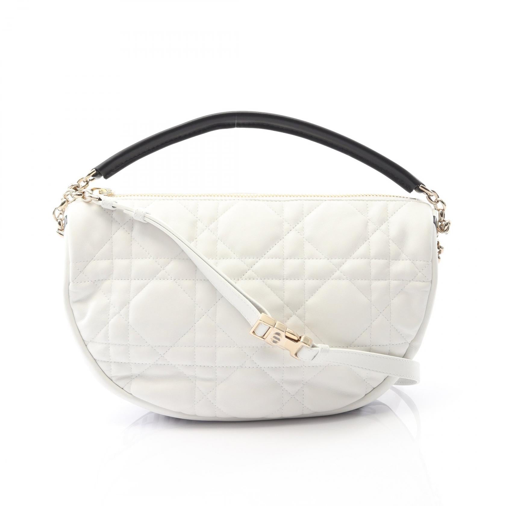 Dior Vibe Cannage 2Way Bag Leather Travel Bag