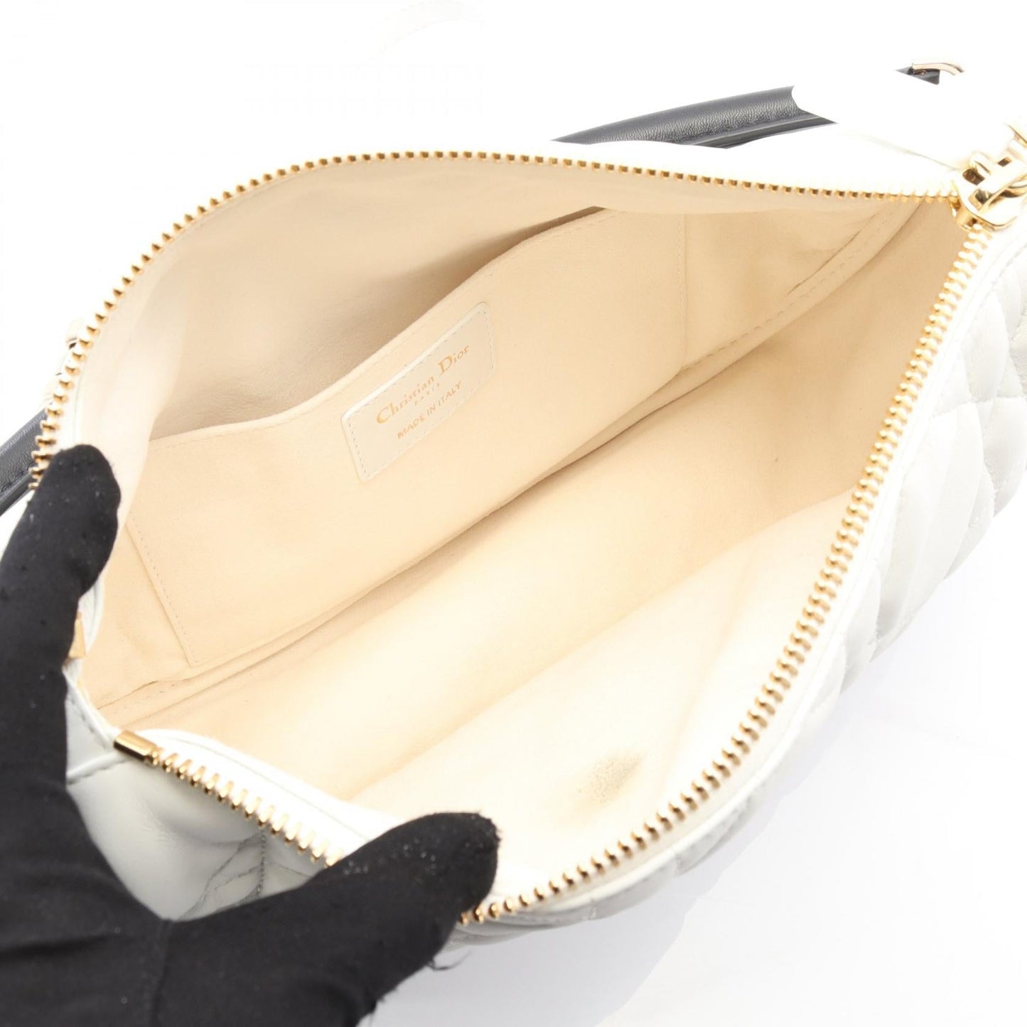 Dior Vibe Cannage 2Way Bag Leather Travel Bag