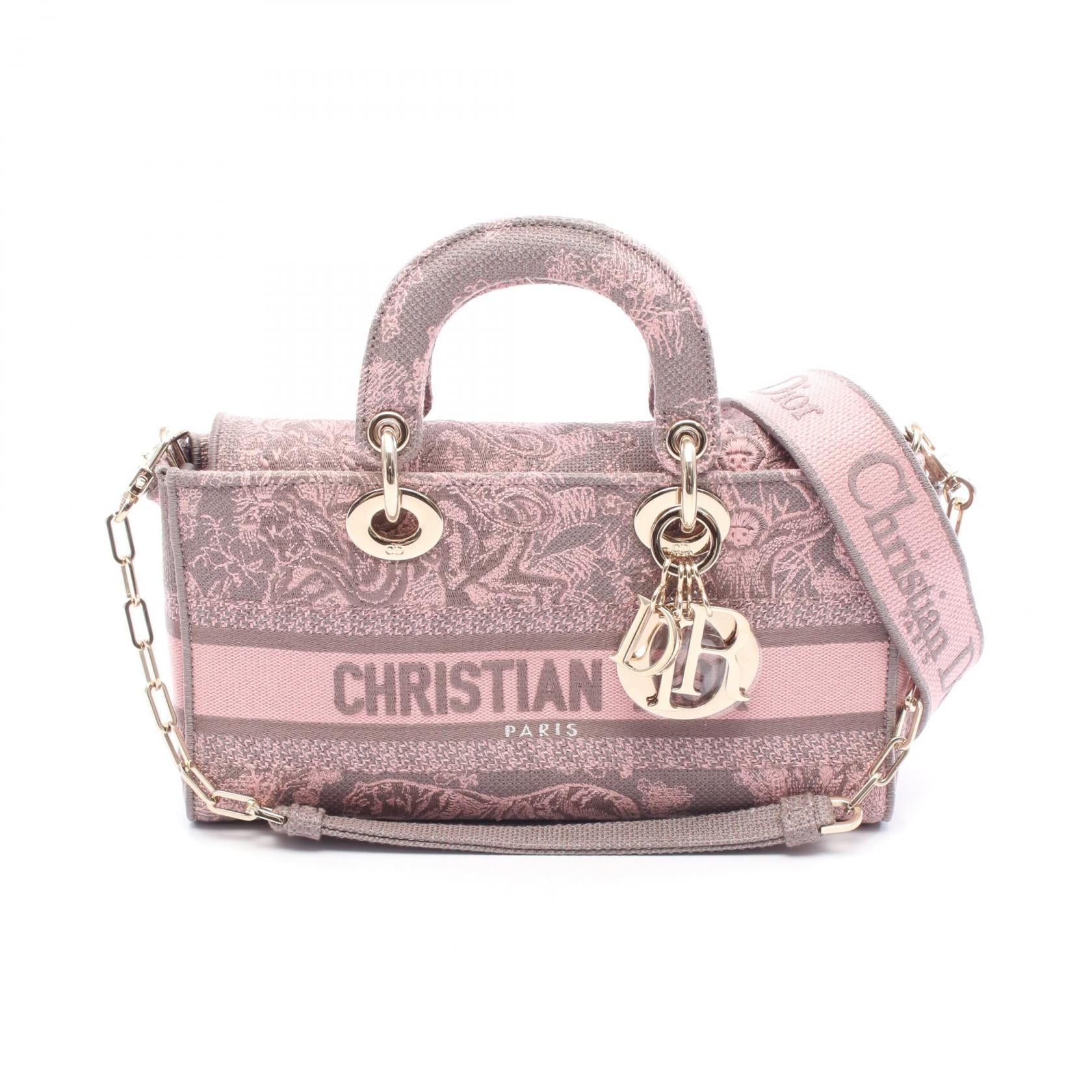 Dior Lady Joy Handbag Canvas Travel Bag