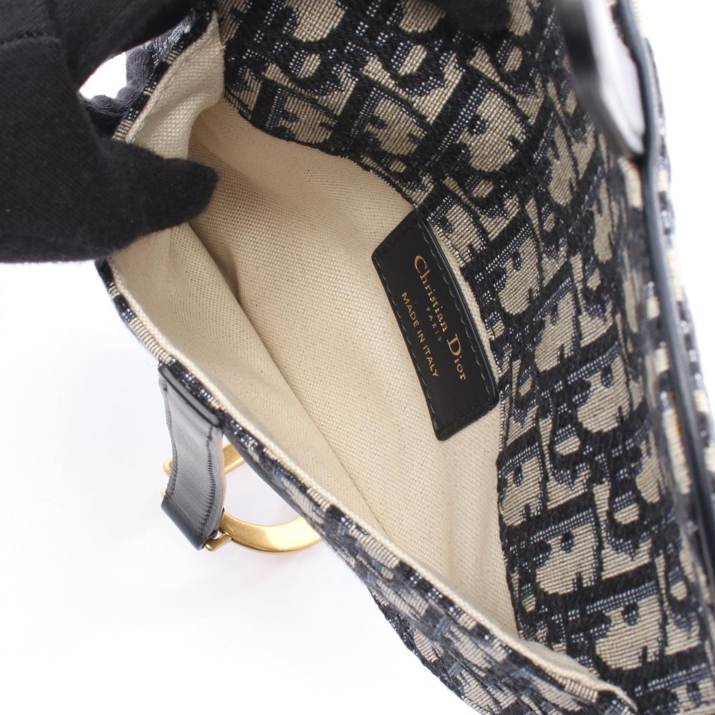 Dior Saddle Oblique Waist Bag Leather Canvas Travel Bag Waist Bag 1