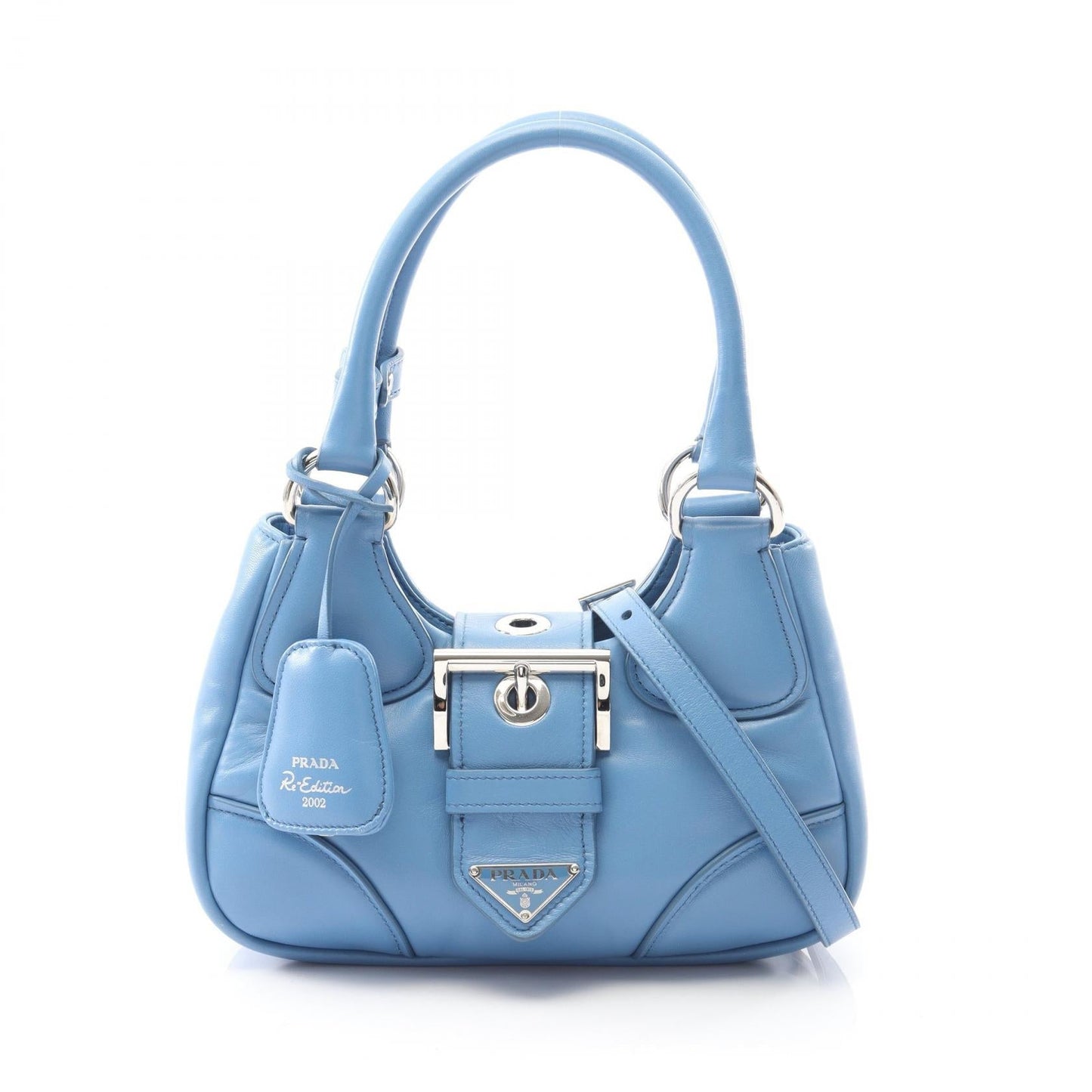 Prada Moon Handbag Leather Travel Bag Moon Leather Handbag