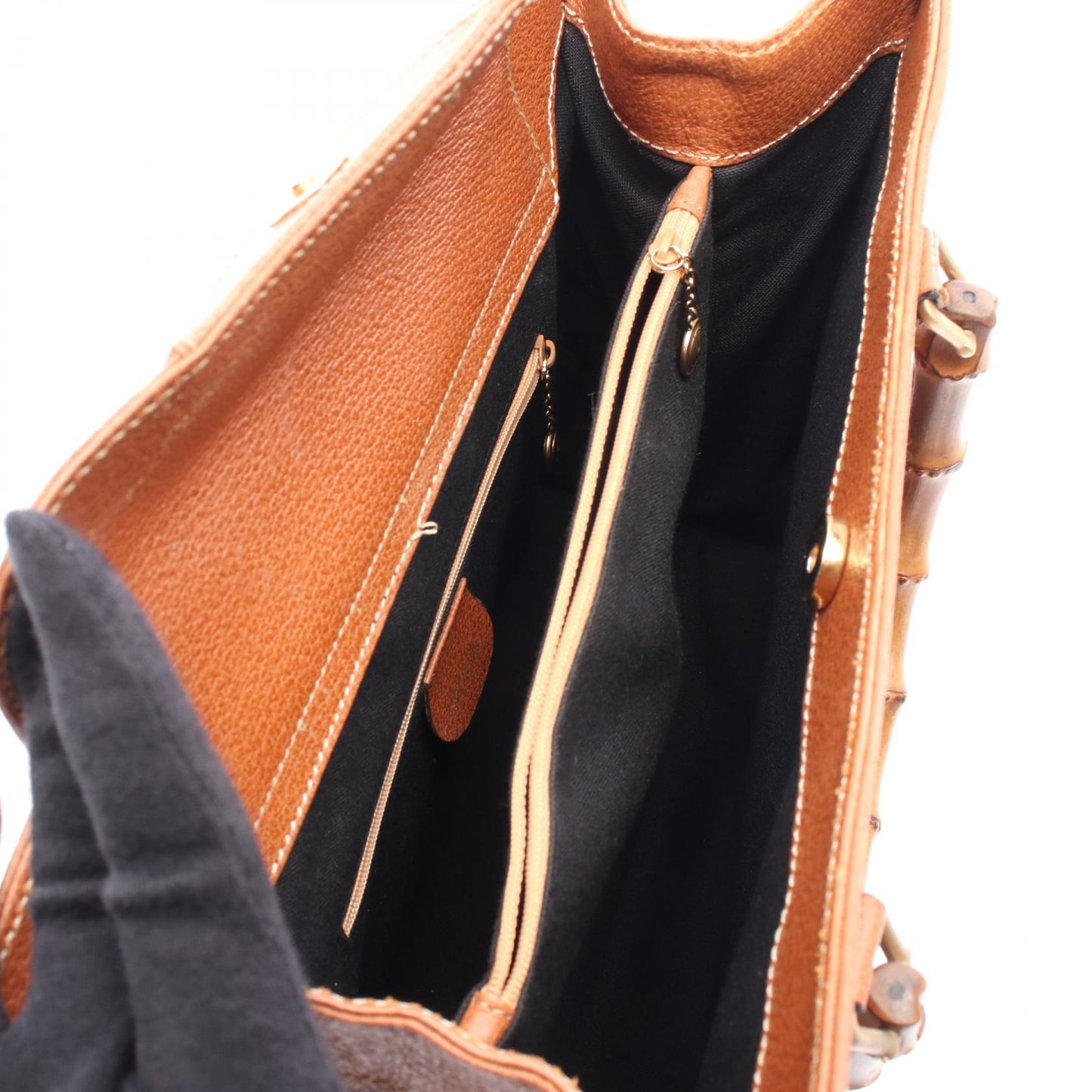 Gucci Bamboo Handbag Leather Travel Bag Handbag 29