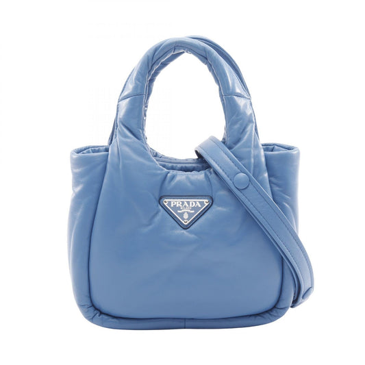 Prada Padded Handbag Leather Travel Bag