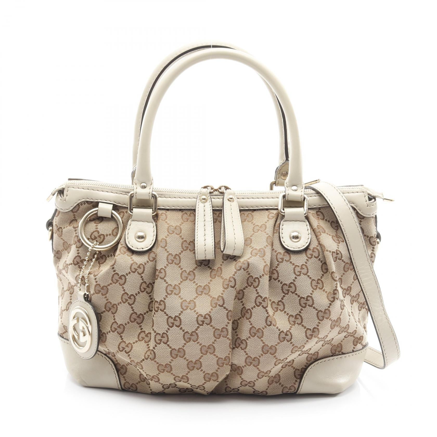 Gucci Sukey 2Way Bag Canvas Travel Bag 2Way Handbag