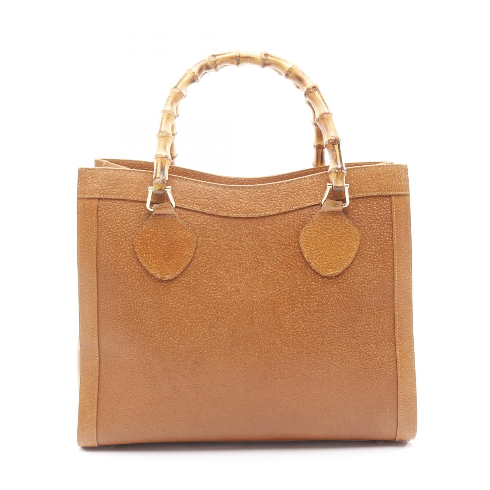 Gucci Bamboo Tote Bag Leather Bag 2