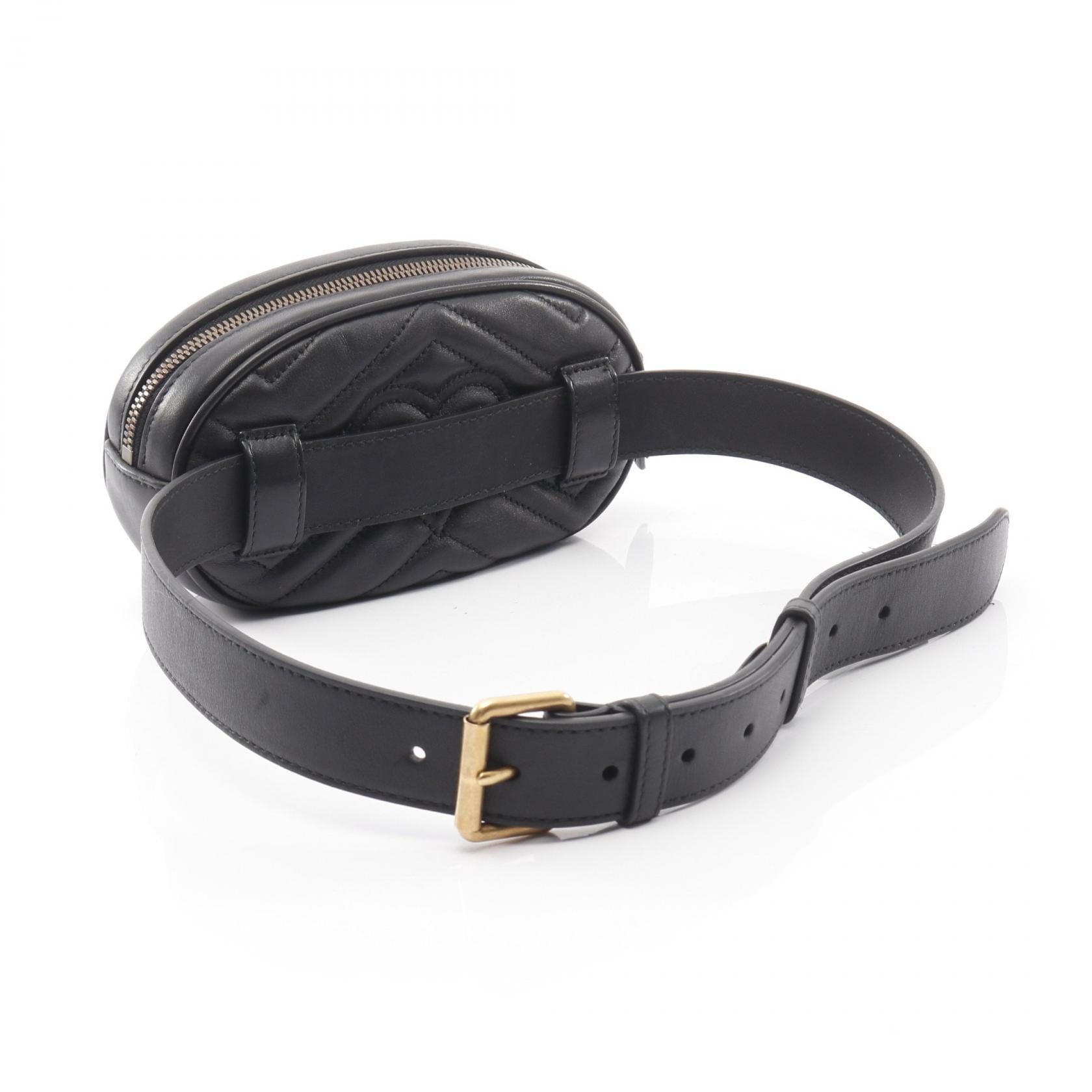 Gucci Marmont Waist Bag Leather Travel Bag Bag 1