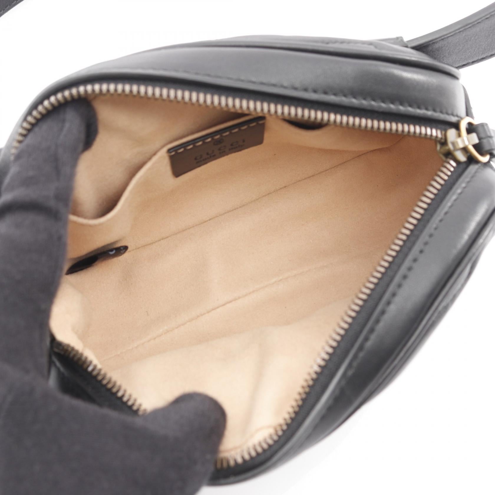 Gucci Marmont Waist Bag Leather Travel Bag Bag 1