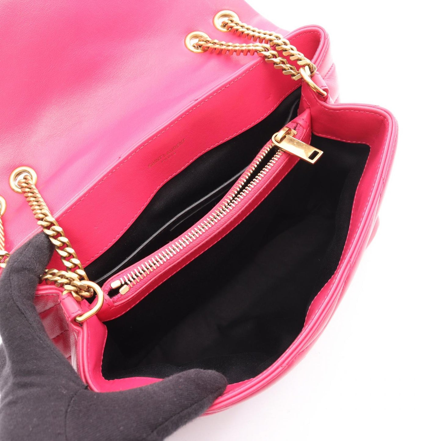 YSL Saint Laurent Paris Loulou Shoulder Bag Leather Small